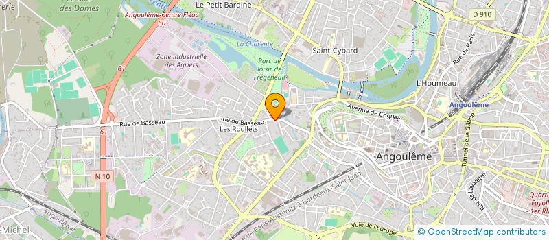 localisation de l'entreprise SCI G2CD à ANGOULEME
