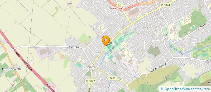 localisation de l'entreprise SCI G2D ANGRES  ANGRES