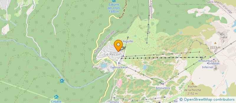 localisation de l'entreprise SCI G2DB  CHAMROUSSE