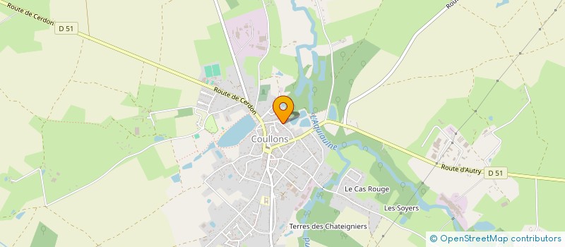 localisation de l'entreprise SCI G2H à COULLONS