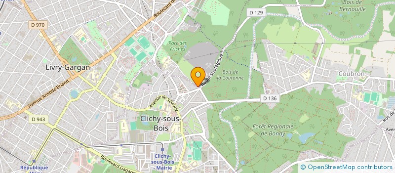 localisation de l'entreprise SCI G2H à CLICHY-SOUS-BOIS