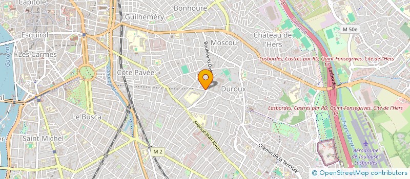 localisation de l'entreprise SCI G2J à TOULOUSE
