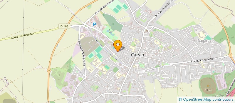 localisation de l'entreprise SCI G2JL  CARVIN