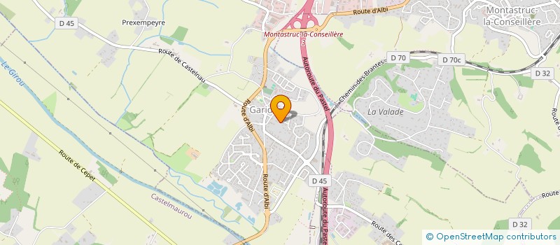 localisation de l'entreprise SCI G2L  GARIDECH