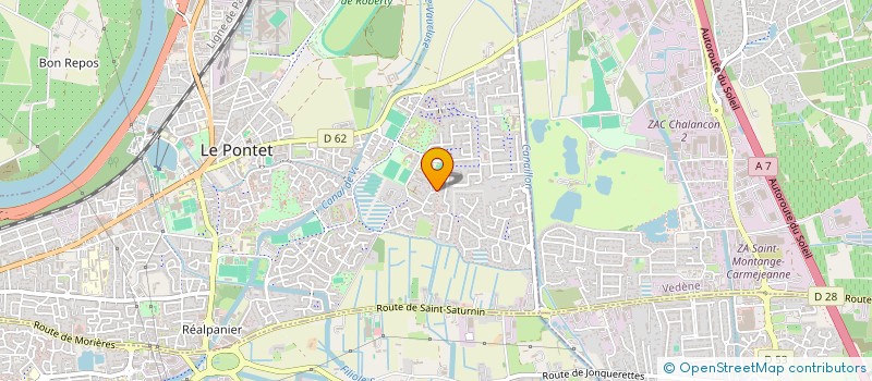 localisation de l'entreprise SCI G2L  LE PONTET