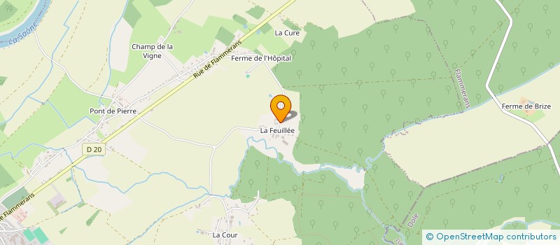 localisation de l'entreprise SCI G2L  AUXONNE