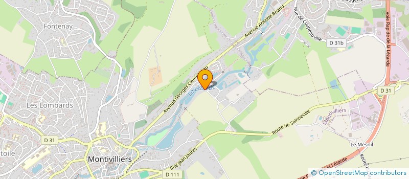 localisation de l'entreprise SCI G2LM  MONTIVILLIERS