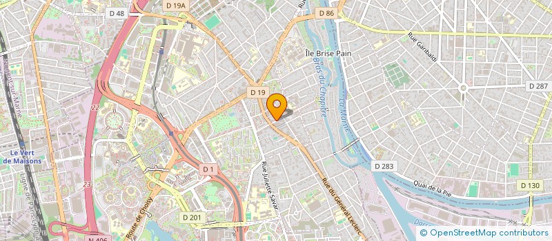 localisation de l'entreprise SCI G2M à CRETEIL
