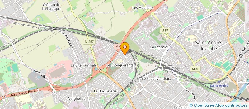 localisation de l'entreprise SCI G2M à LAMBERSART