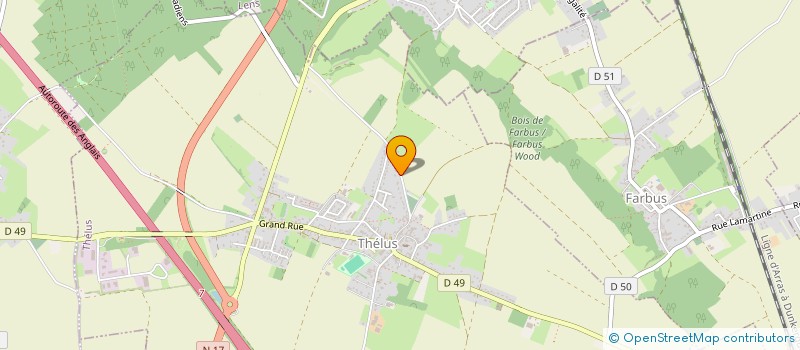 localisation de l'entreprise SCI G2M  THELUS