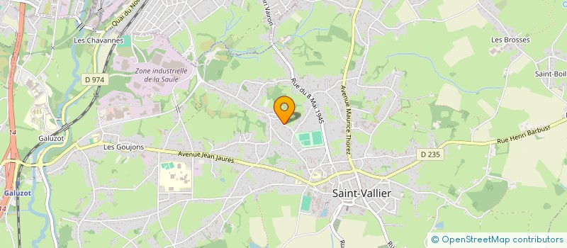 localisation de l'entreprise SCI G2S  POUILLOUX