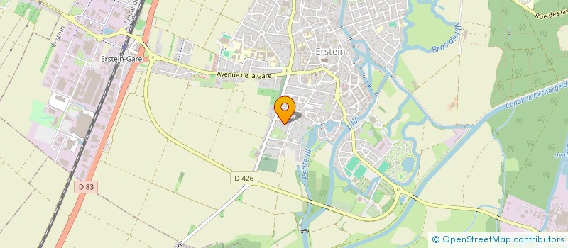 localisation de l'entreprise SCI G2S  ERSTEIN