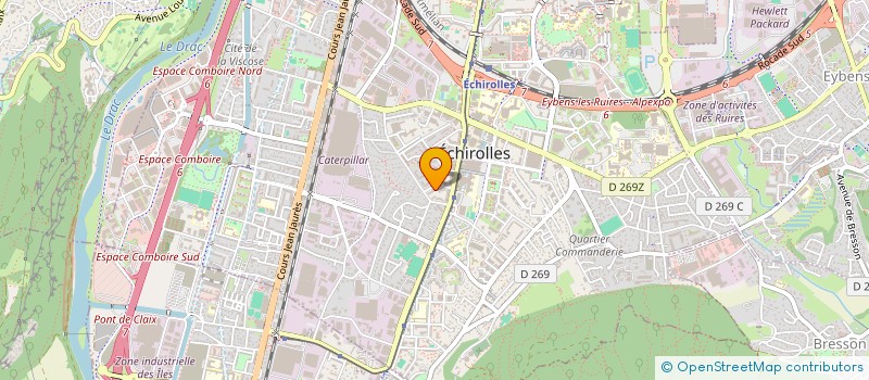 localisation de l'entreprise SCI G3C  ECHIROLLES