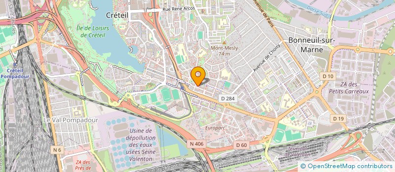 localisation de l'entreprise SCI G3F à CRETEIL