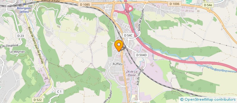 localisation de l'entreprise SCI G3L RUFFIEU  NIVOLAS-VERMELLE