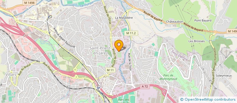 localisation de l'entreprise SCI G3M  SAINT-PRIEST-EN-JAREZ