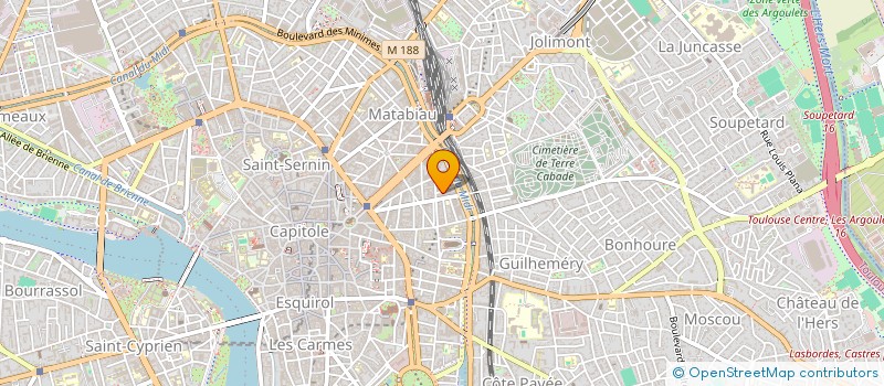 localisation de l'entreprise SCI G3M à TOULOUSE
