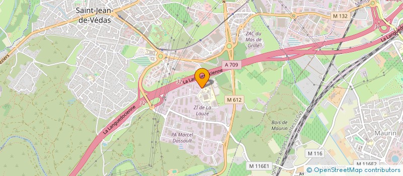 localisation de l'entreprise SCI G3M  SAINT-JEAN-DE-VEDAS