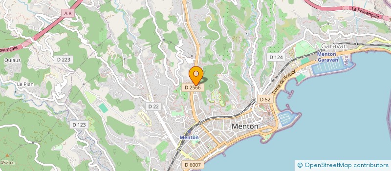 localisation de l'entreprise SCI G4 à MENTON
