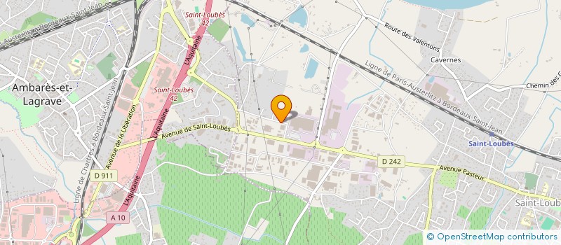 localisation de l'entreprise SCI G4M  SAINT-LOUBES