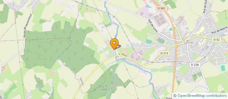 localisation de l'entreprise SCI G5  SAMER