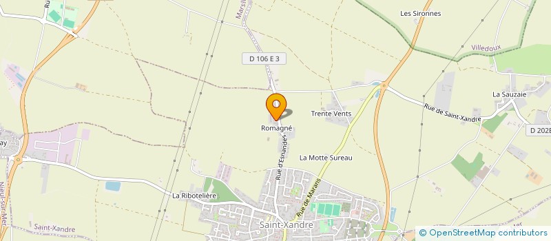 localisation de l'entreprise SCI G63  SAINT-XANDRE