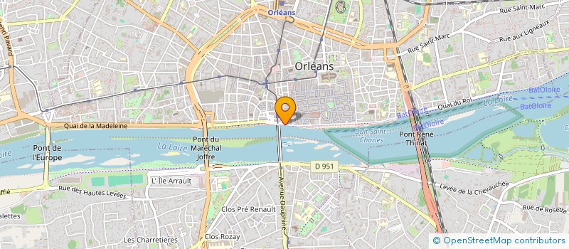 localisation de l'entreprise SCI G6K à ORLEANS