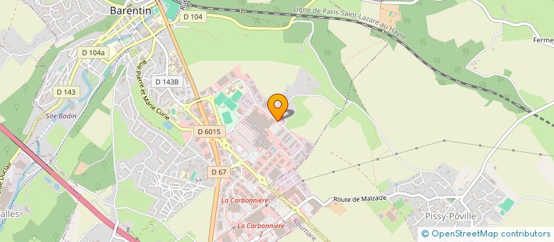 localisation de l'entreprise SCI GA  BARENTIN