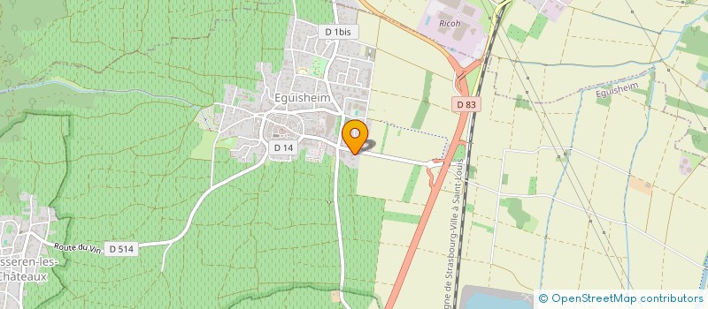 localisation de l'entreprise SCI GA-LCH  EGUISHEIM