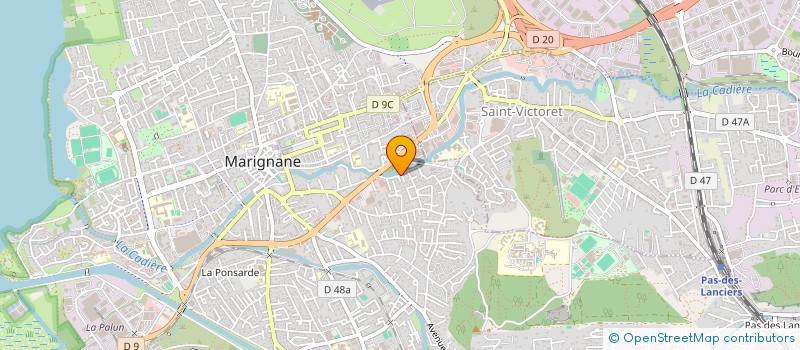 localisation de l'entreprise SCI GA-LO à MARIGNANE
