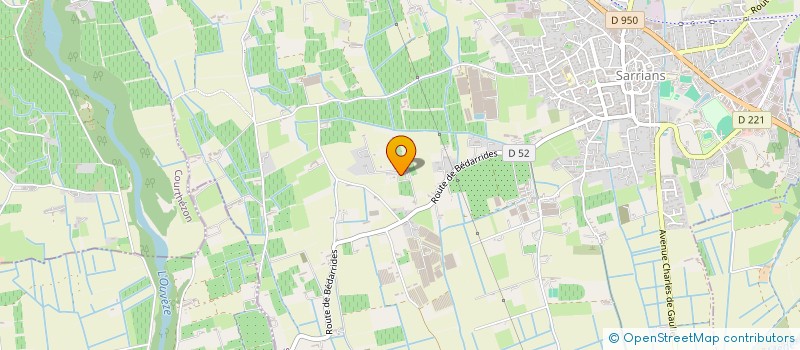 localisation de l'entreprise SCI GA.MA.IN  SARRIANS