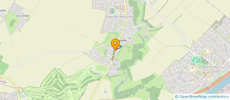 localisation de l'entreprise SCI GA2  BIEVILLE-BEUVILLE