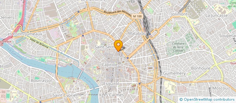 localisation de l'entreprise SCI GAA BORDEAUX à TOULOUSE