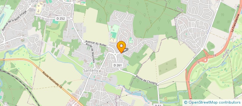 localisation de l'entreprise SCI GAALCA  SANTENY