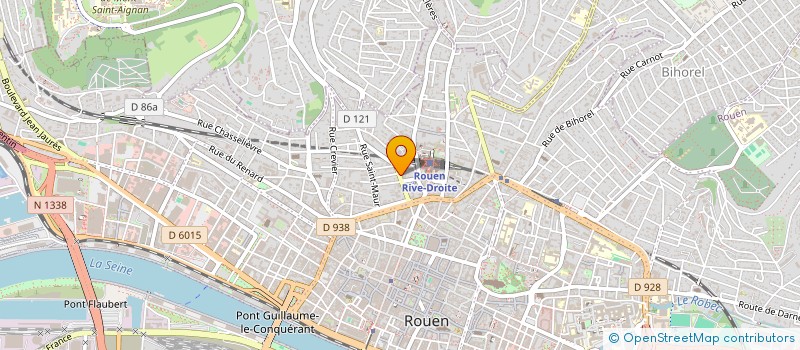 localisation de l'entreprise SCI GAALOR à ROUEN