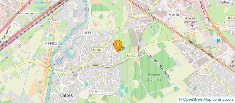 localisation de l'entreprise SCI GAAM à LATTES