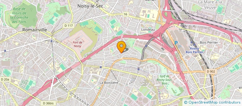 localisation de l'entreprise SCI GAAZEN INVEST à NOISY-LE-SEC