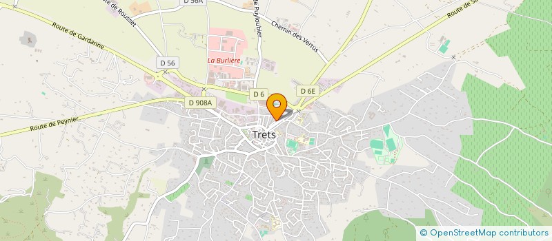 localisation de l'entreprise SCI GAB à TRETS