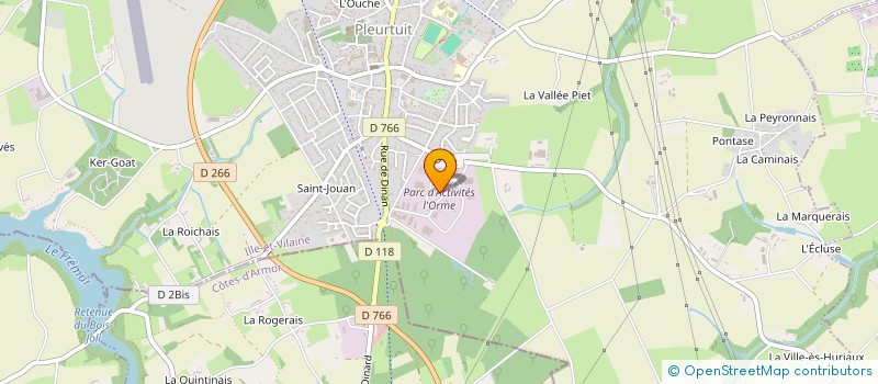 localisation de l'entreprise SCI GAB  PLEURTUIT