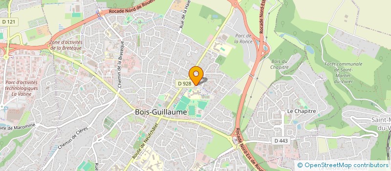 localisation de l'entreprise SCI GAB ET SOL  BOIS-GUILLAUME