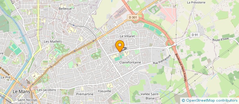 localisation de l'entreprise SCI GABALEJO  LE MANS