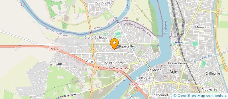 localisation de l'entreprise SCI GABALI à ARLES