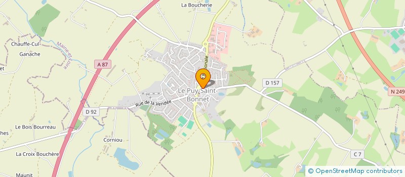 localisation de l'entreprise SCI GABALIC à CHOLET
