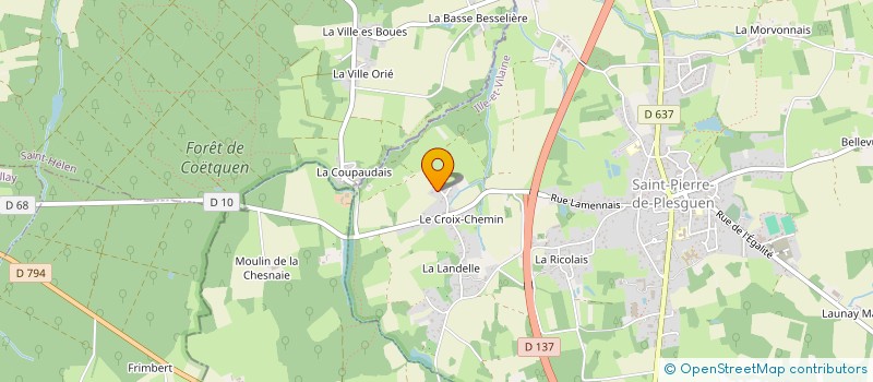 localisation de l'entreprise SCI GABAP  MESNIL-ROC'H