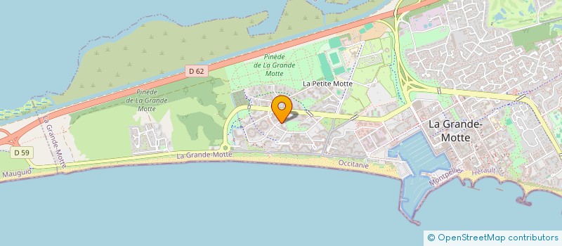 localisation de l'entreprise SCI GABARD  LA GRANDE-MOTTE