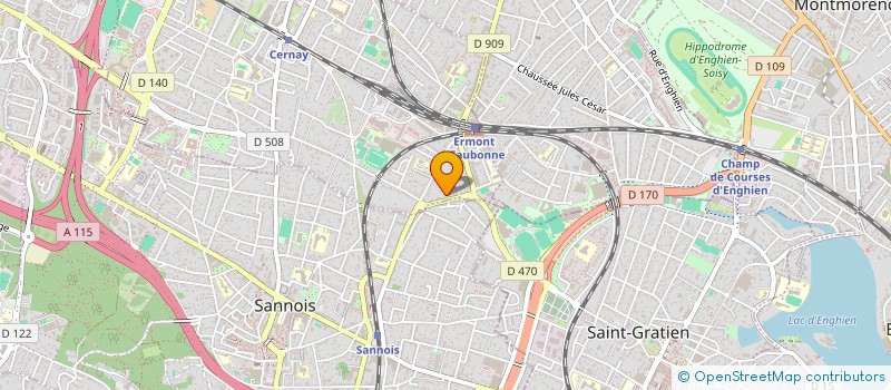 localisation de l'entreprise SCI GABARE à ERMONT