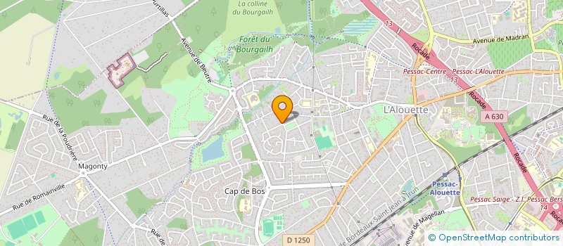 localisation de l'entreprise SCI GABARLIE à PESSAC
