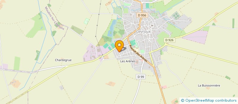 localisation de l'entreprise SCI GABATUM à LEVROUX