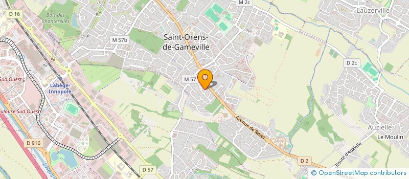 localisation de l'entreprise SCI GABAVALBA  SAINT-ORENS-DE-GAMEVILLE