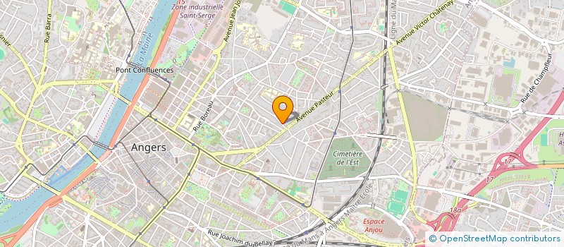 localisation de l'entreprise SCI GABB à ANGERS